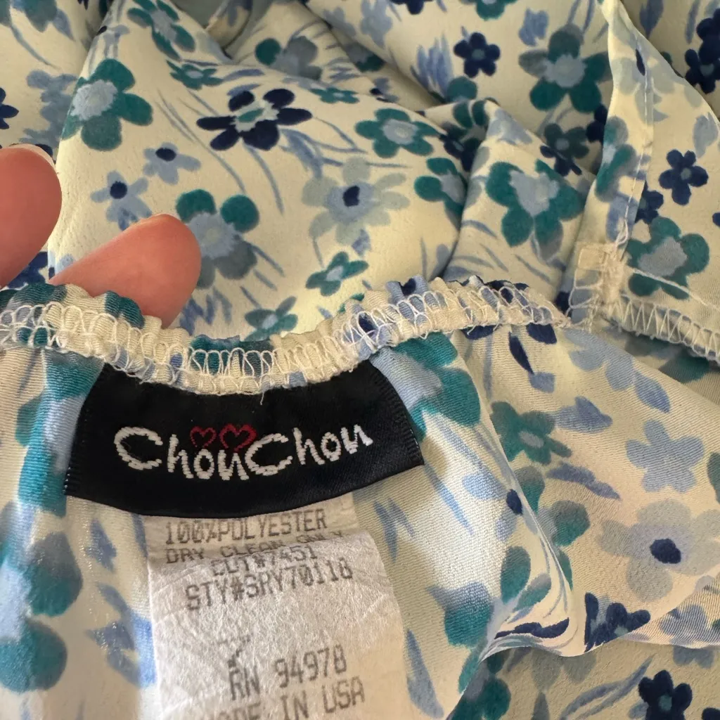 ChouChou Blue Floral Haltered Summer Dress Size undefined - Image 2