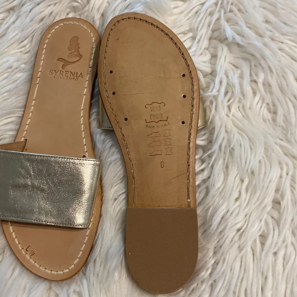 Syrenia Sorrento Sandals Handmade in Italy size 10 see photos excellent - Image 5