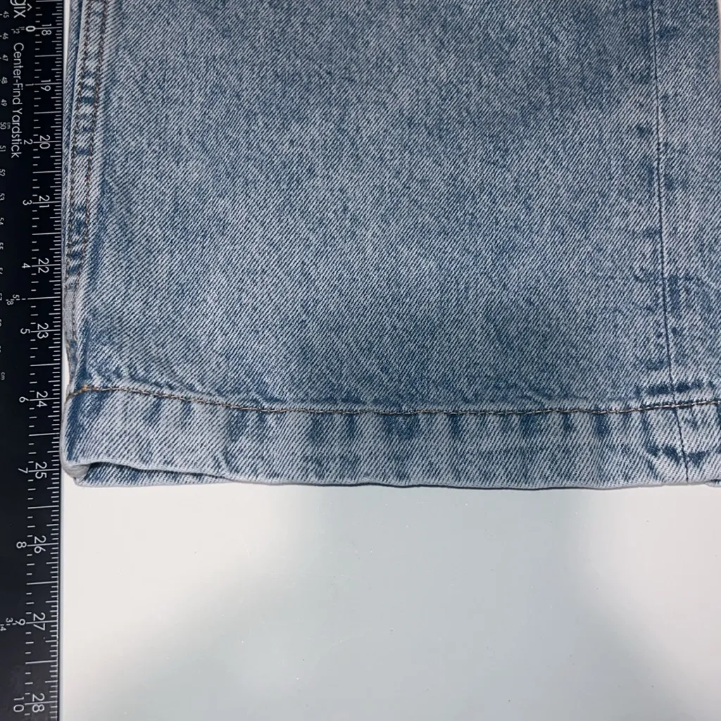 Mango Cropped High Waist Culotte Jeans 8 - Image 9