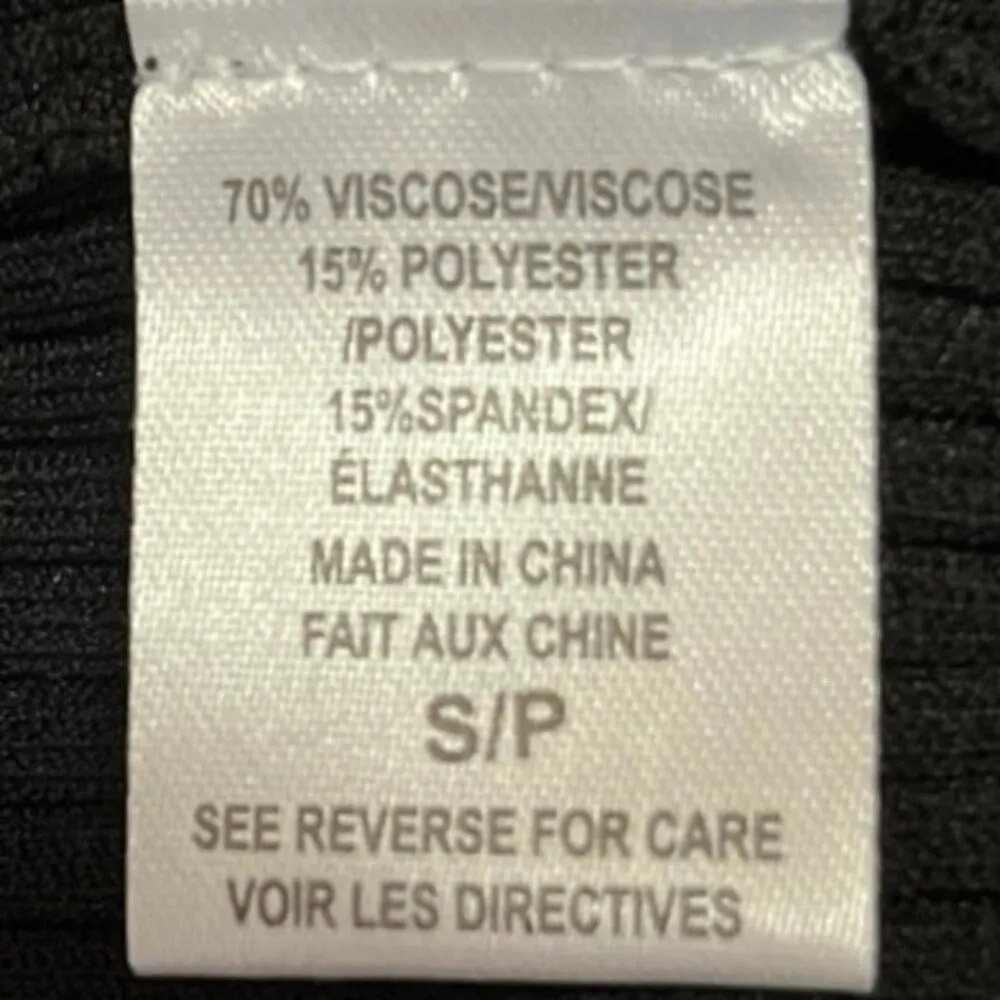 NEW Cami NYC Leah Black Knit Ribbed Bodycon Stretch Slit Calf Length Midi Skirt - Image 8