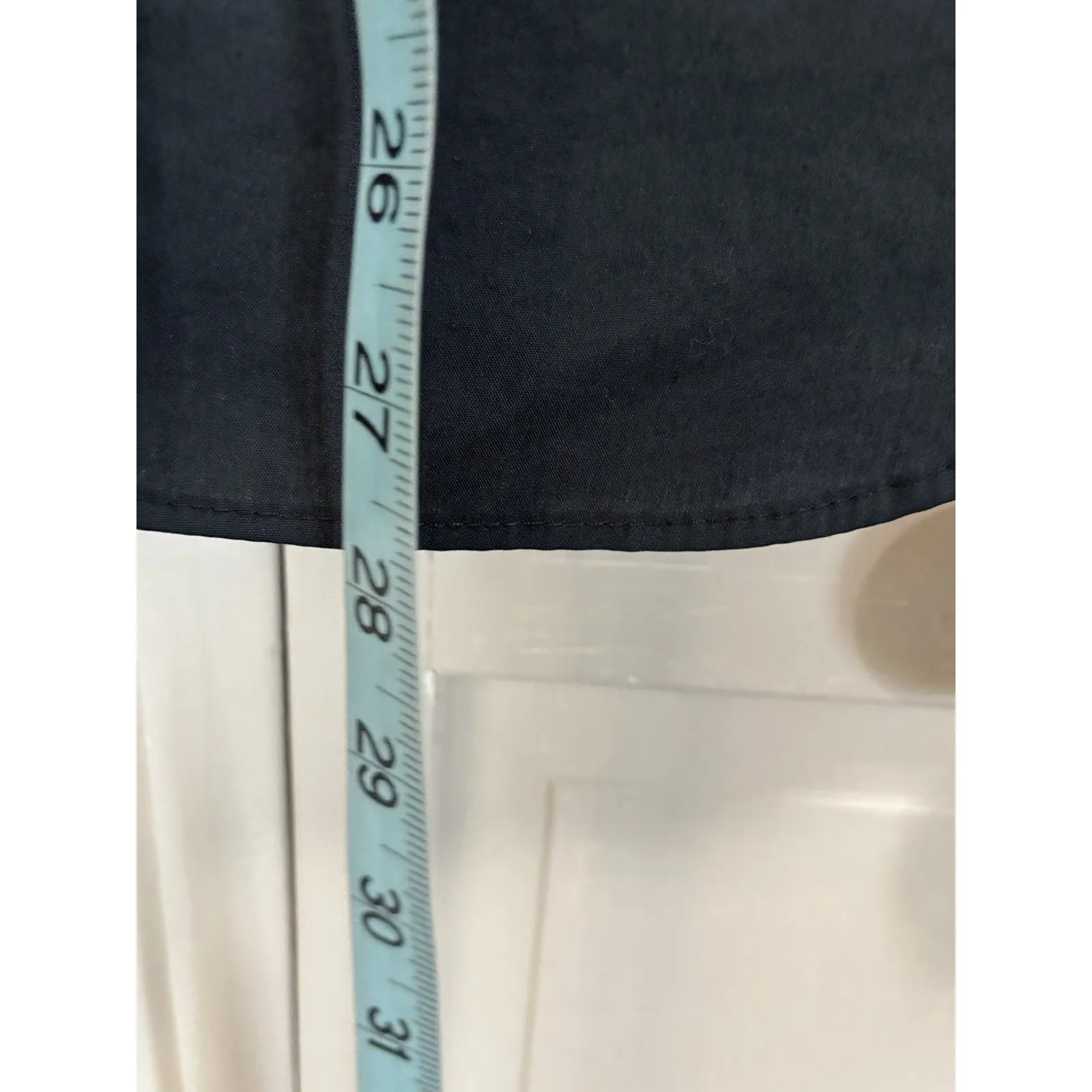 Port Authority Button Up Long Sleeve Shirt Size Medium Black Casual - Image 2