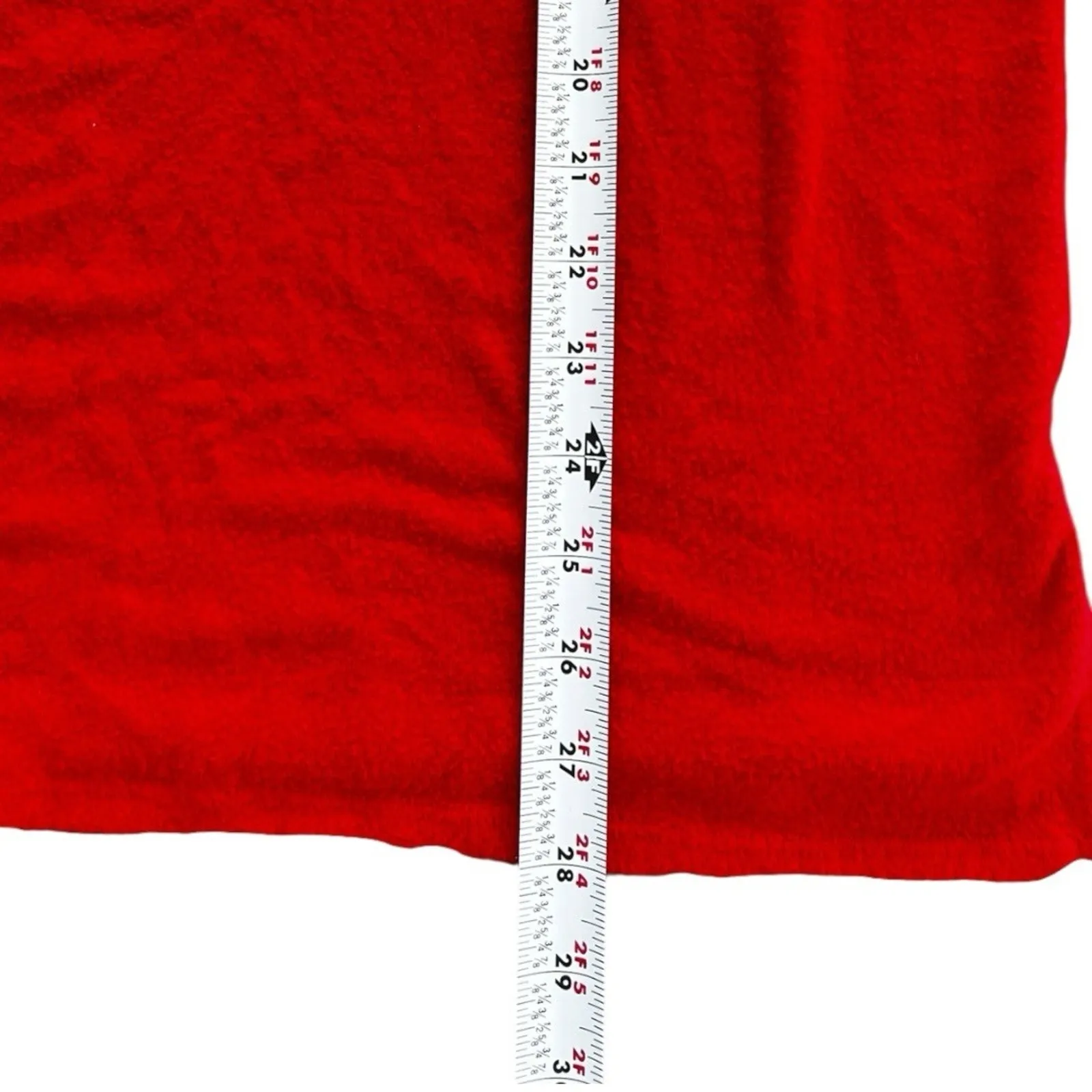 Merry Christmas Angora 3D Ugly Christmas Lightweight Sweater Size Large Holidays Red - Image 6