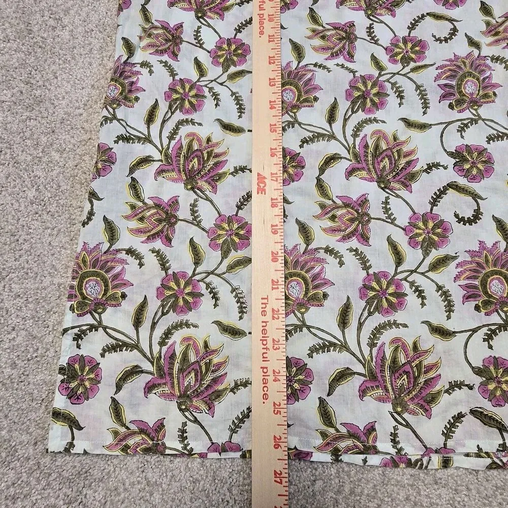 Roberta Roller Rabbit Adrianna Asian Floral Long Sleeve Top Sz 12 - Image 8