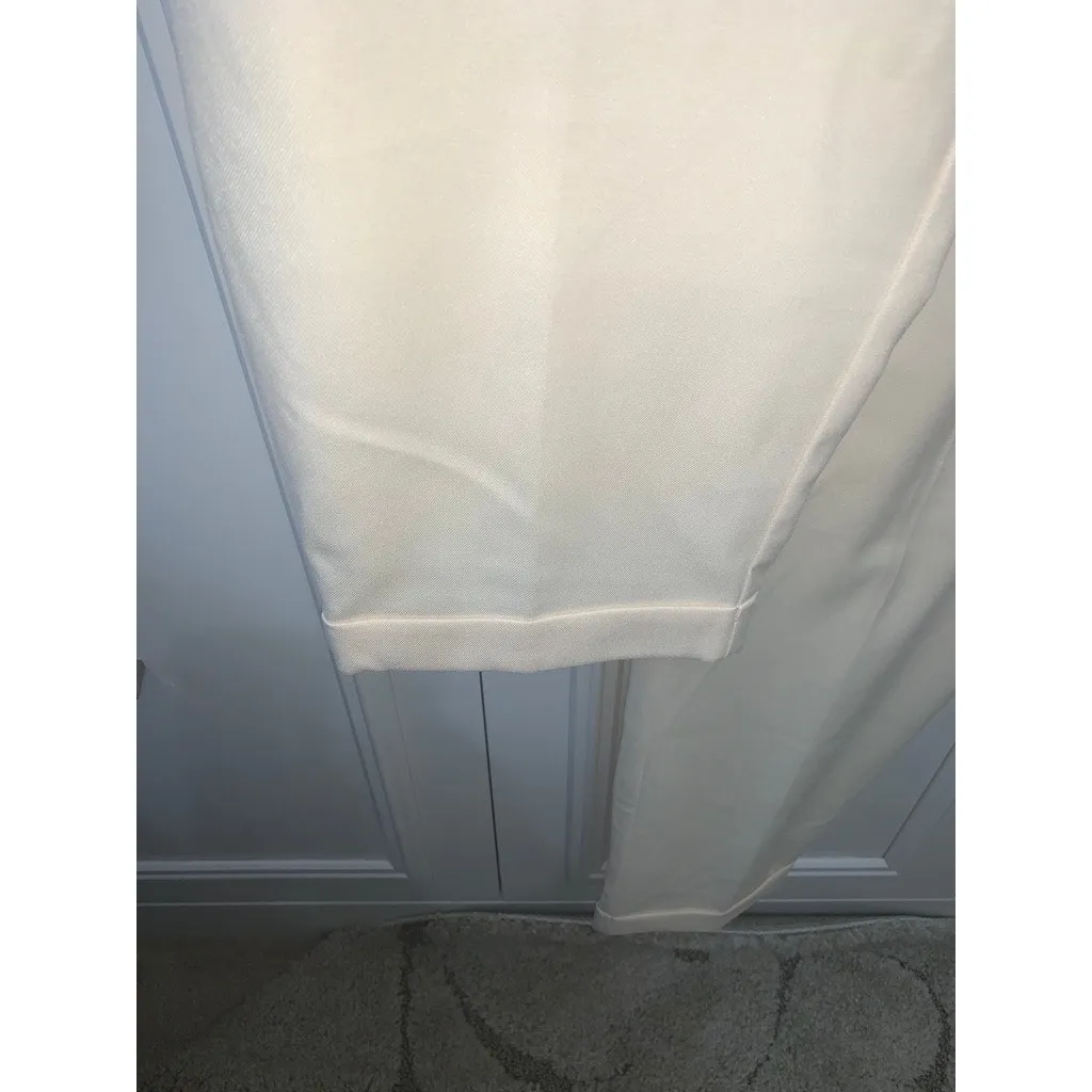 NWT Loft Women's Pleated Dress Pants Yellow‎ Size 16 Straight Leg Casual - Image 4