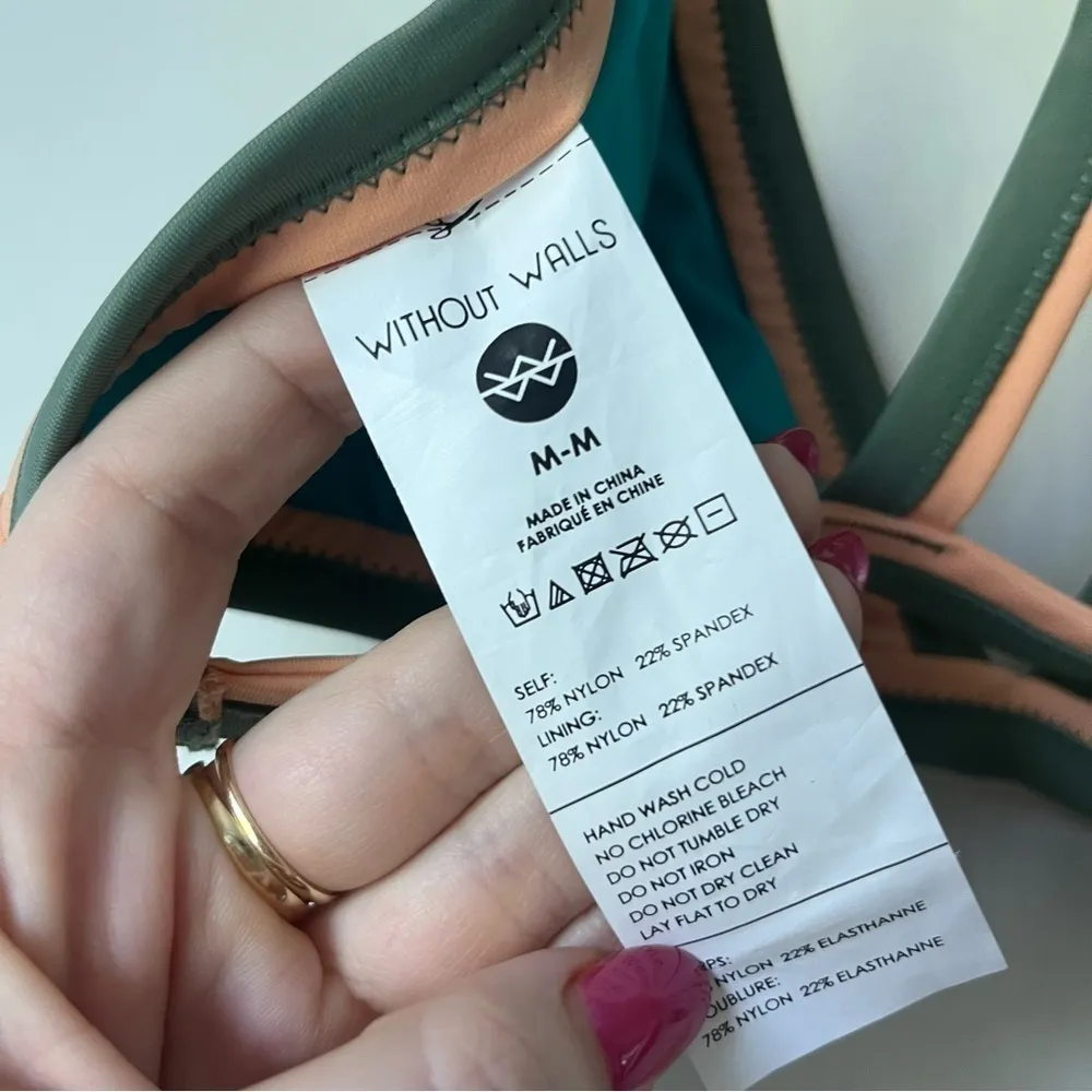 Urban Outfitters Without Walls Arabesque Stevie Reversible Bikini Top M NWT - Image 9