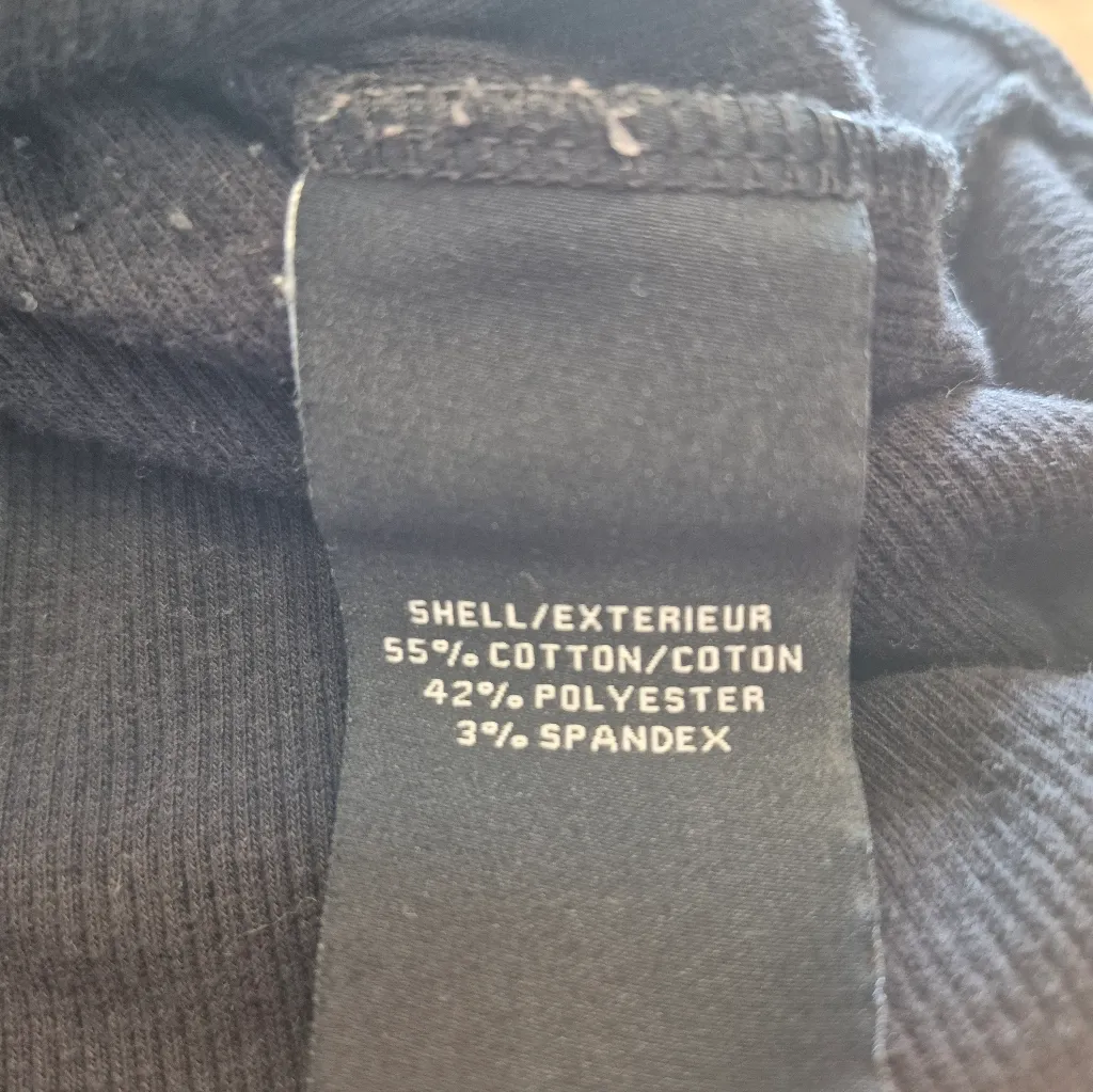 7 For All Mankind Black Long Sleeve Black Bodysuit Medium - Image 7