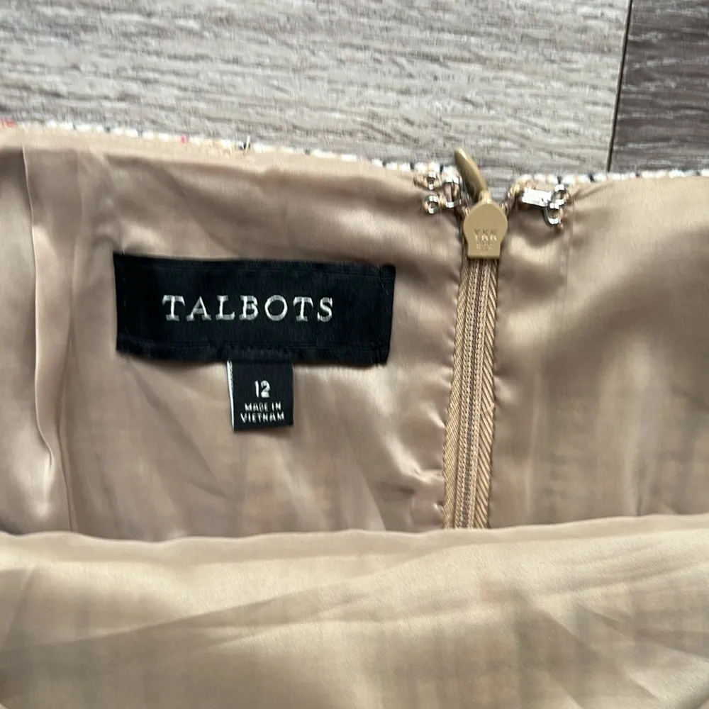 Talbots  Wool Blend Plaid Skirt Size 16 - Image 2