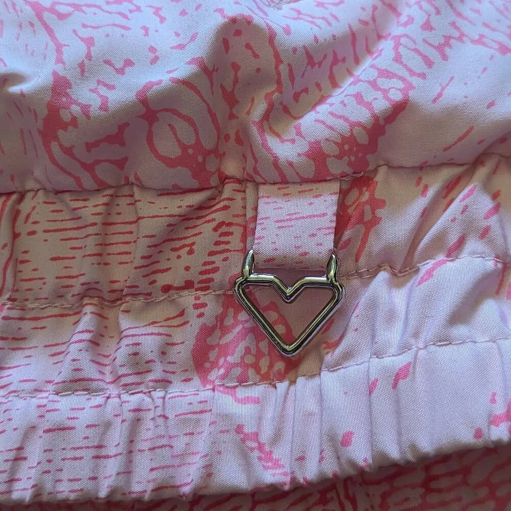 Vintage Obermeyer Printed Pink Puffer Coat Ski Jacket Womens 8 Outerwear Winter - Image 6