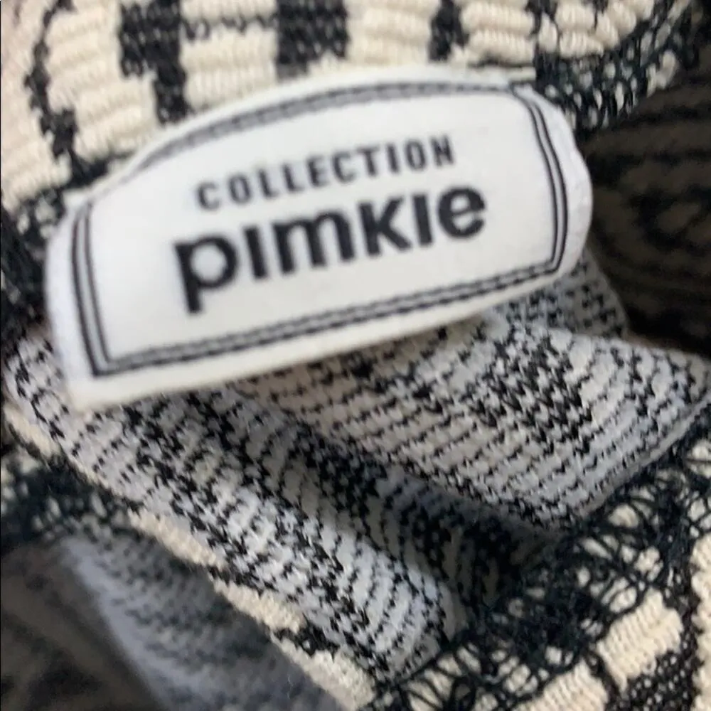 ASOS Pimkie Aztec Cream/Black Pattern Crop Top - Image 2