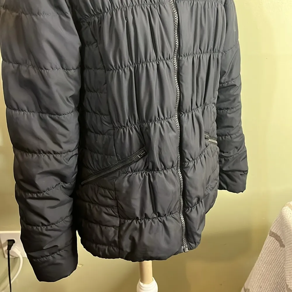 Columbia Womens Sparks Lake Faux Fur Trim Thermal Coil Puffer Jacket - Image 3