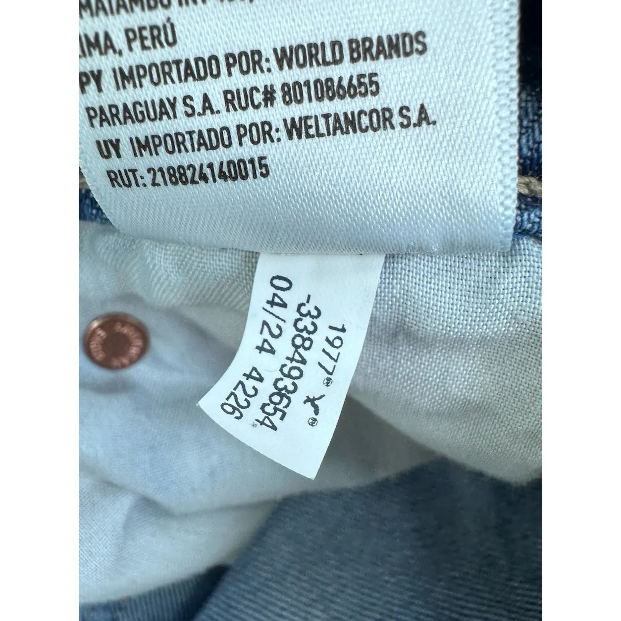 American Eagle Women's Size 6 R Super High Rise Baggy Wide Leg Jeans Distressed - Image 7