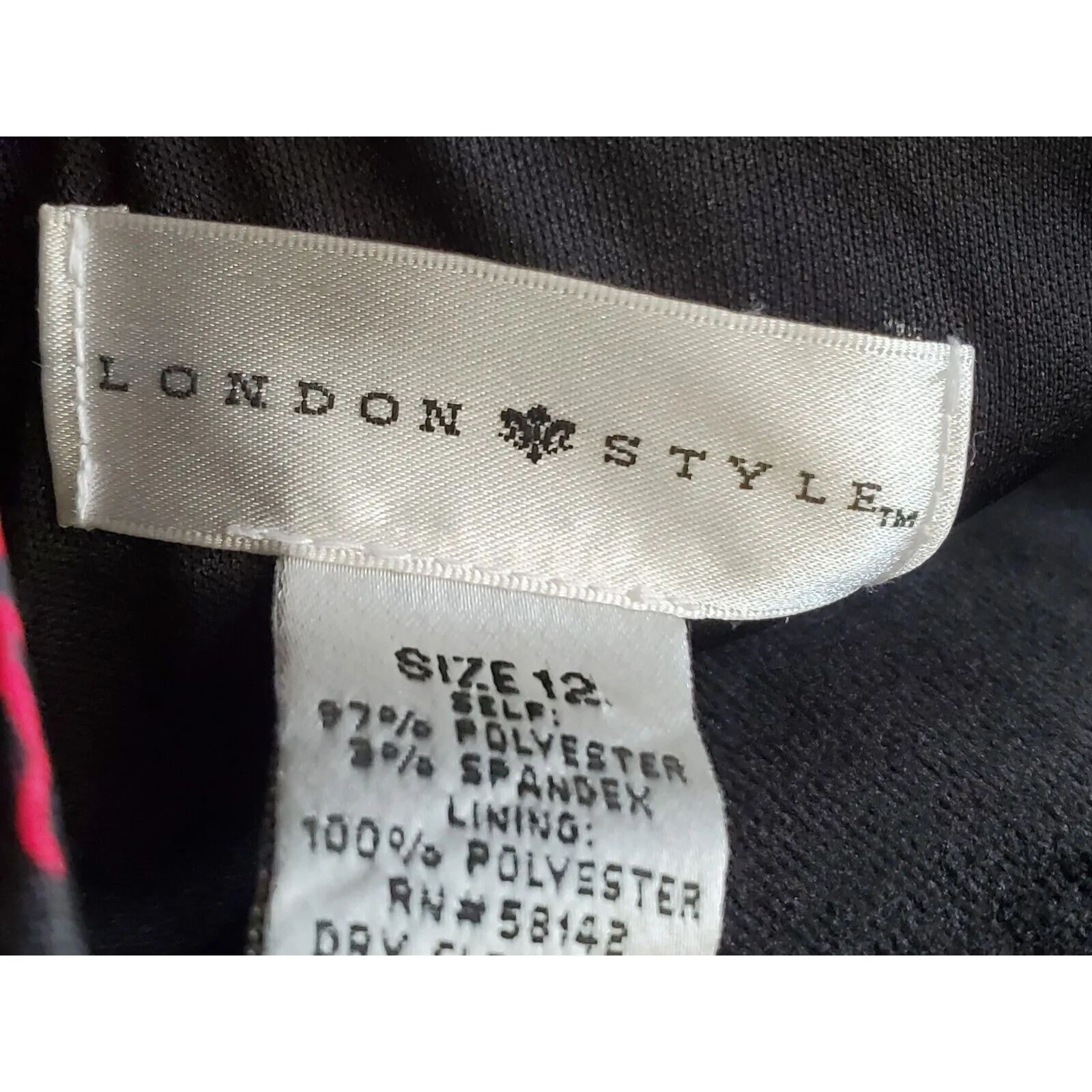 London Style Women Floral Polyester Square Neck Sleeveless Knee Length Dress 12 - Image 12