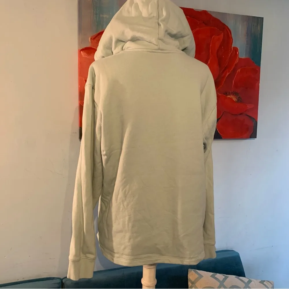 Adidas Womens Trefoil Baby Blue Hoodie 90s Style Size S small String Missing - Image 7