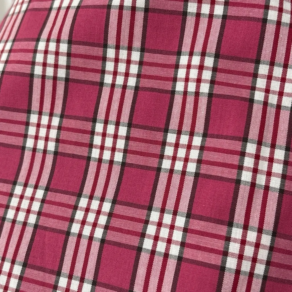 Van Heusen  Collared Pink Checkered Button Down Size XLarge NWT Womens - Image 12