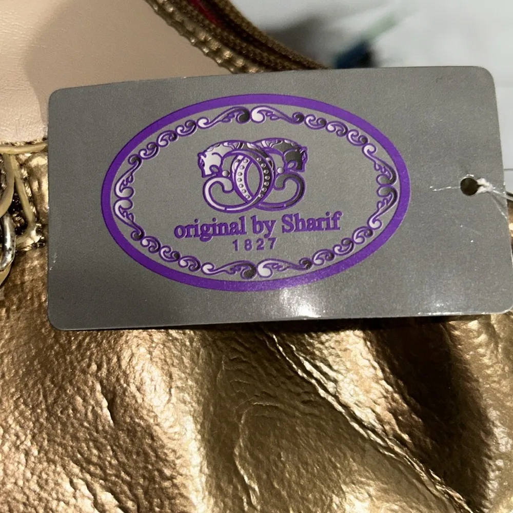 Original by Sharif purse with dust bag Gold - Image 4