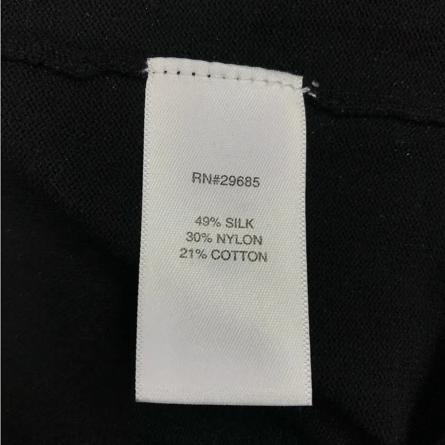 PENDLETON Silk Blend High Neck Sweater Women XL Black Light Classic Everyday - Image 7