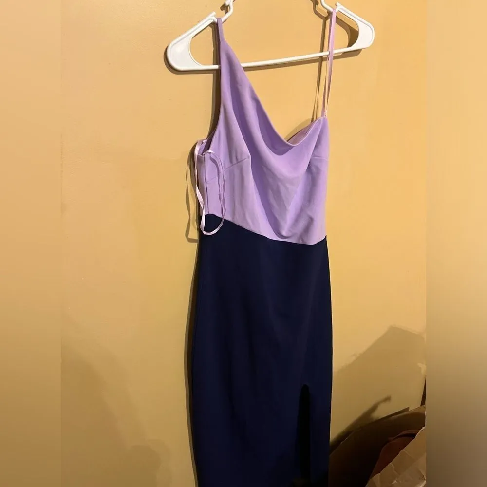 NWT crystal sky one shoulder dress M Blue Size M - Image 3