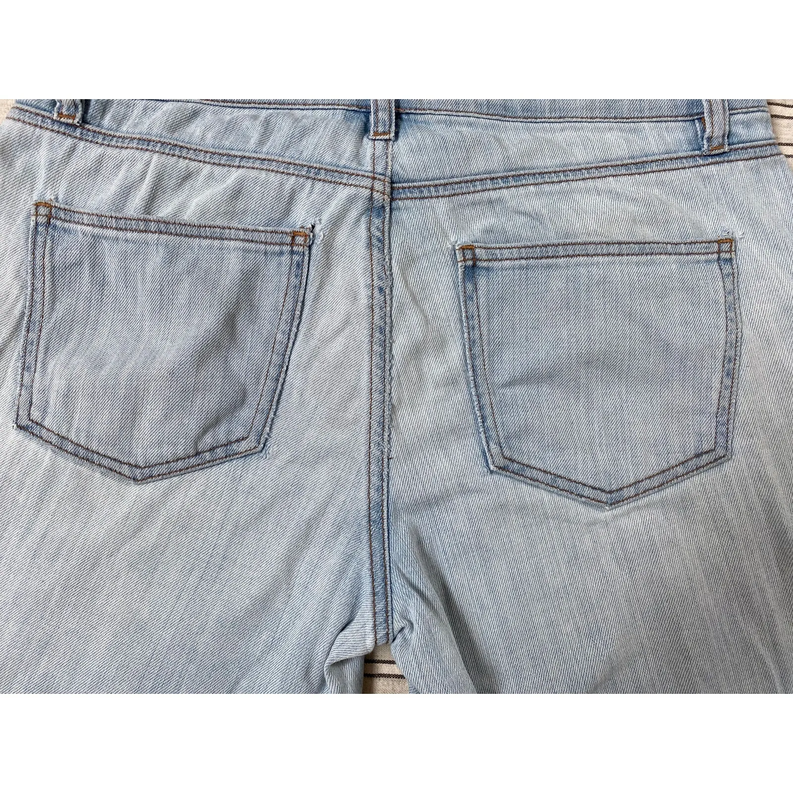 Eileen Fisher Women's Organic Cotton‎ Light Blue Denim Stretch Jeans 4X29 - EUC - Image 14