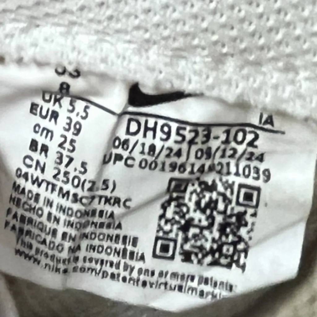 Nike Waffle Debut White Black Athletic Shoes Womens Size 8 Athleisure Clean Girl - Image 8