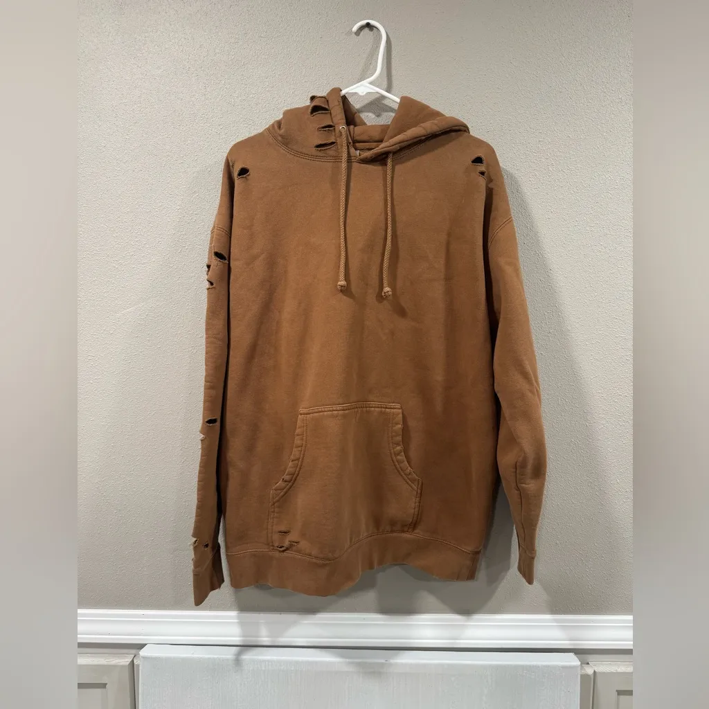 Distressed by HB Sweatshirt Brown Size XL - Image 2