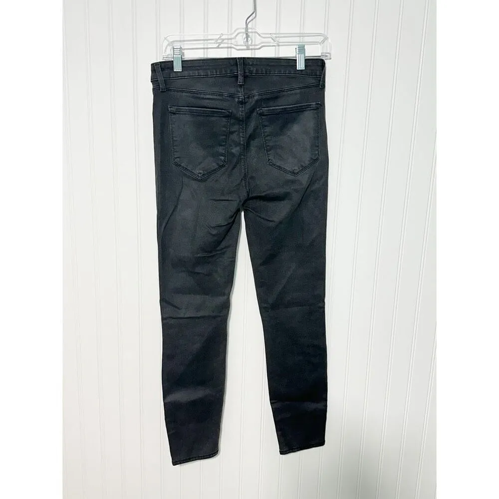 L'Agence Women's Dark Wash High Rise‎ Skinny Jeans Black Size 28 - Image 8