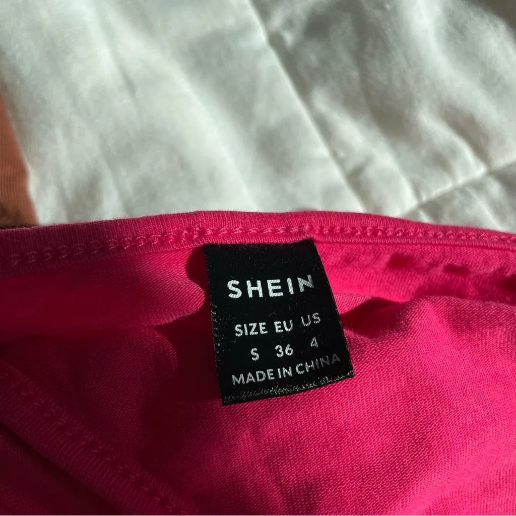 Shein Pink & Brown Cropped Tank Tops Set - S - Image 3