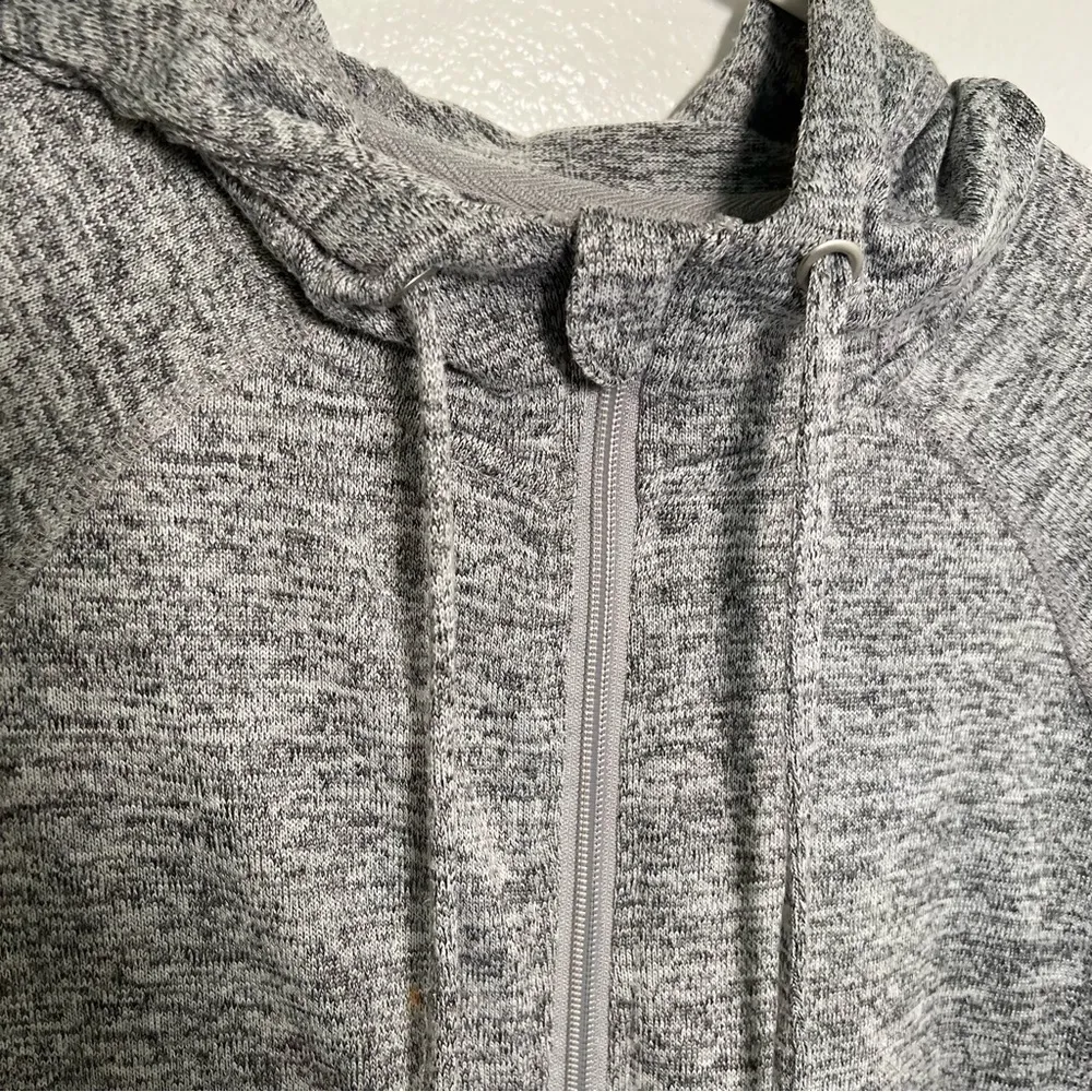 90 Degree by Reflex Full Zip Hoodie Heather Gray Size L - Image 5