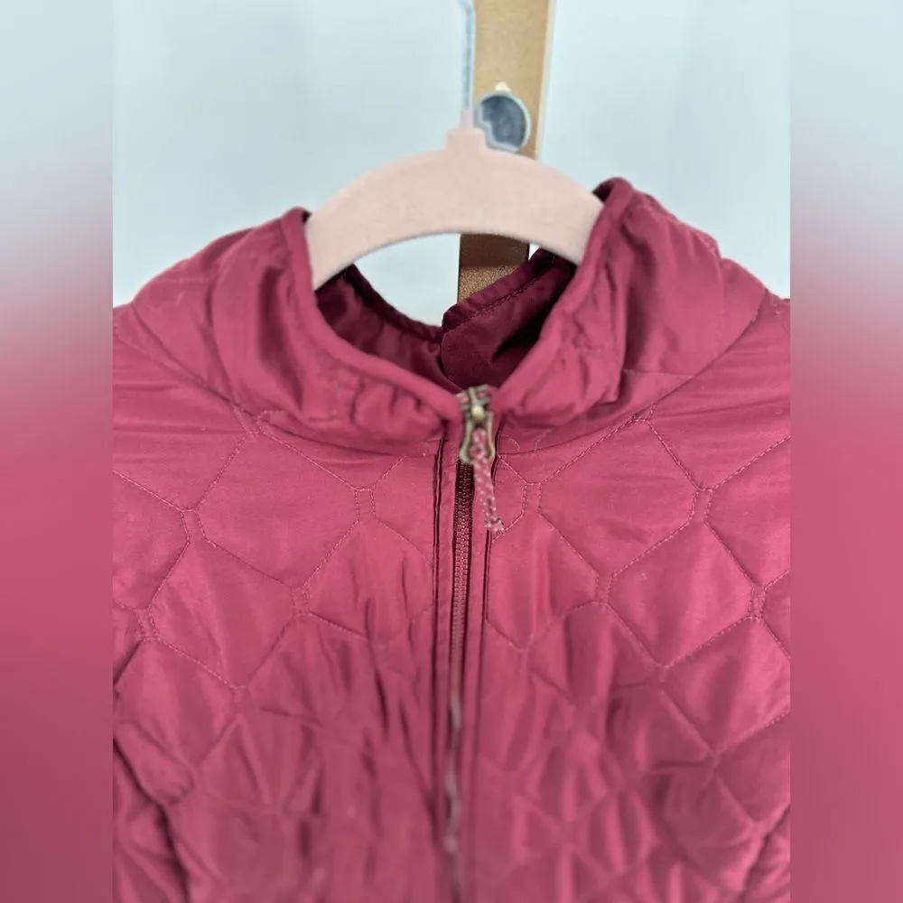Eddie Bauer red quilted chore barn jacket size XL - Image 5