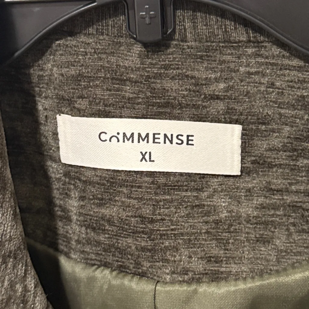 Commense Retro Velvet Blazer Green Size XL - Image 6