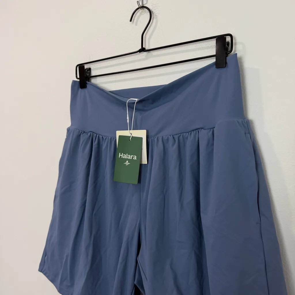 Halara Softlyzero Airy Super High Waisted Cool Touch Yoga Shorts 7" Pockets XL - Image 5