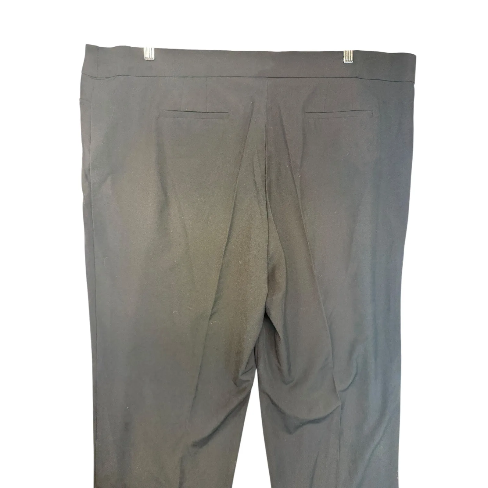 Avenue Women's Black Trouser Cool Hand Straight Leg Pants Classic Size 26T New - Image 10