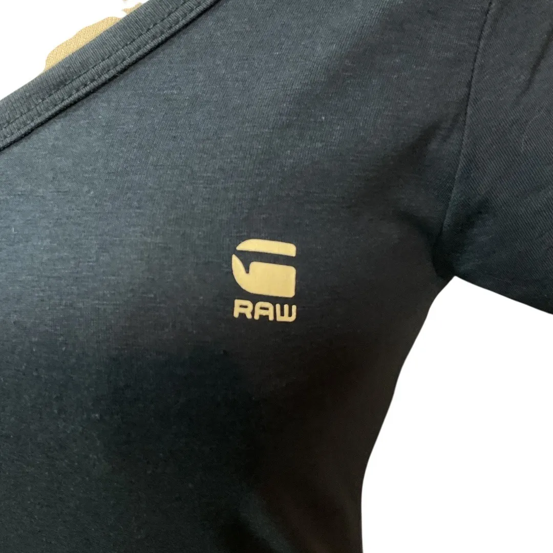 G-Star Eyben Slim Fit Short Sleeve Round Neck T-Shirt Sartho Blue Size XS NWT - Image 4