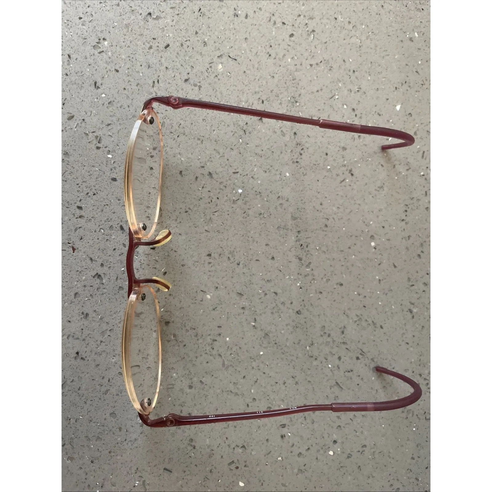 Nautica Eyeglasses Eye Glasses Frames ONLY N63 311 Japan 155 pink purple rimless - Image 2