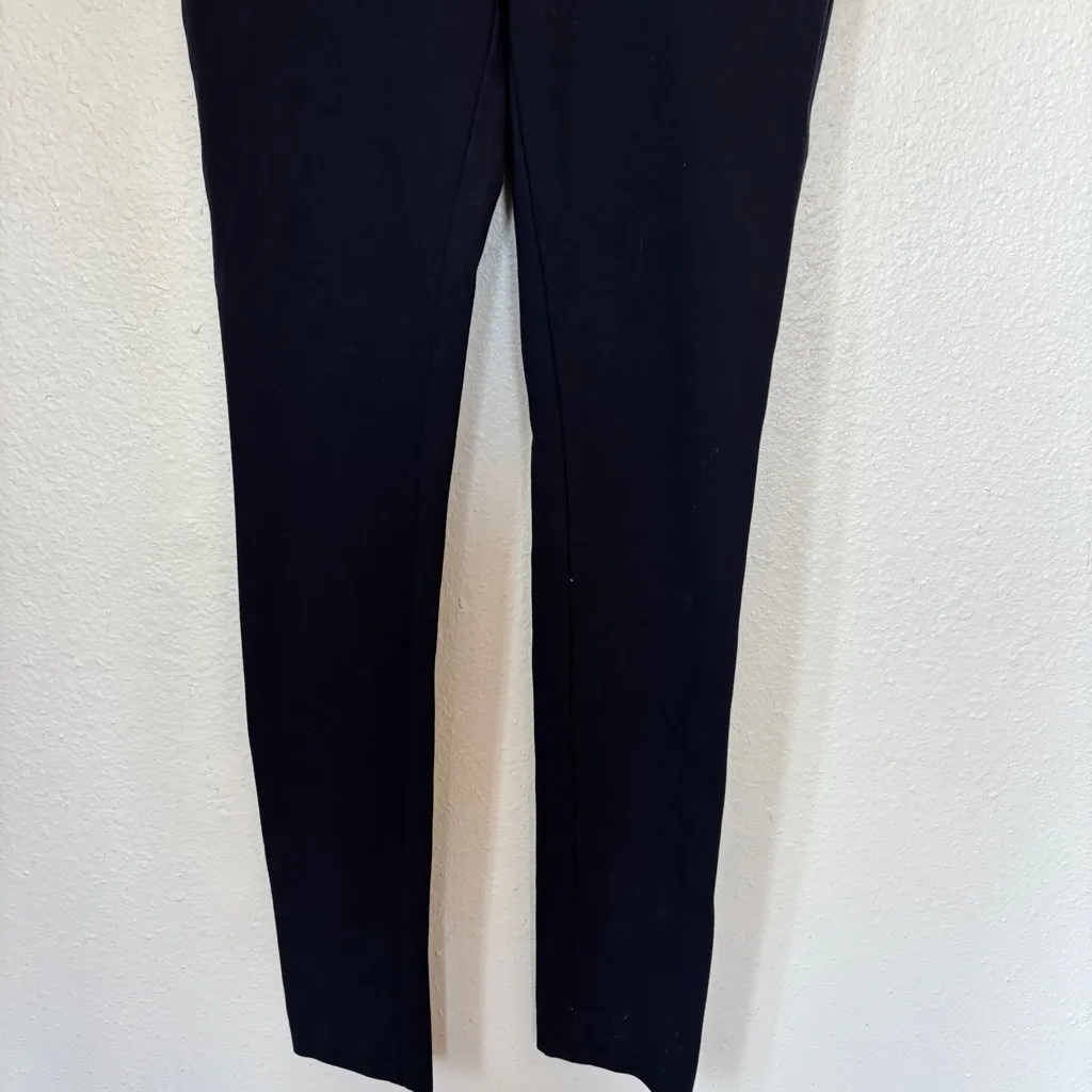 Solid Navy Blue Tommy Hilfiger Skinny Pull On Pants - Image 7