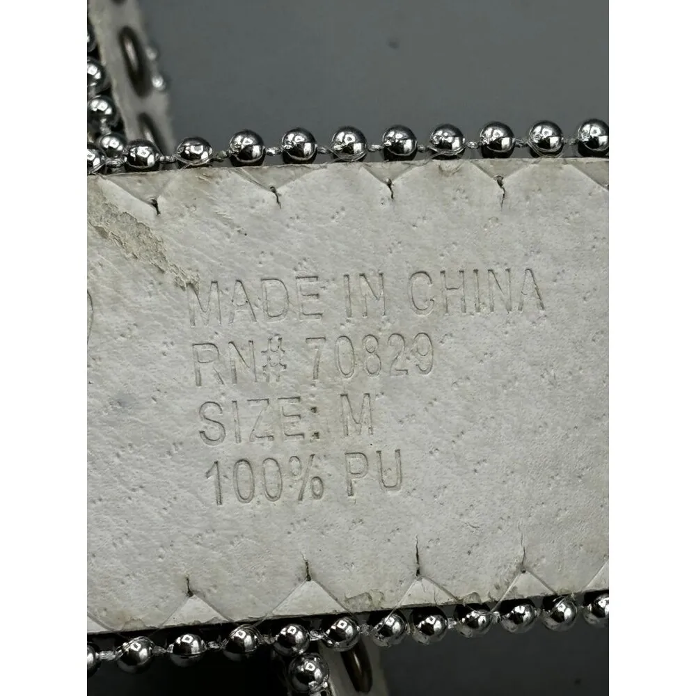 Studded Black & White With Turquoise Accents By Rue21 Etc. Womens S/M - Image 5