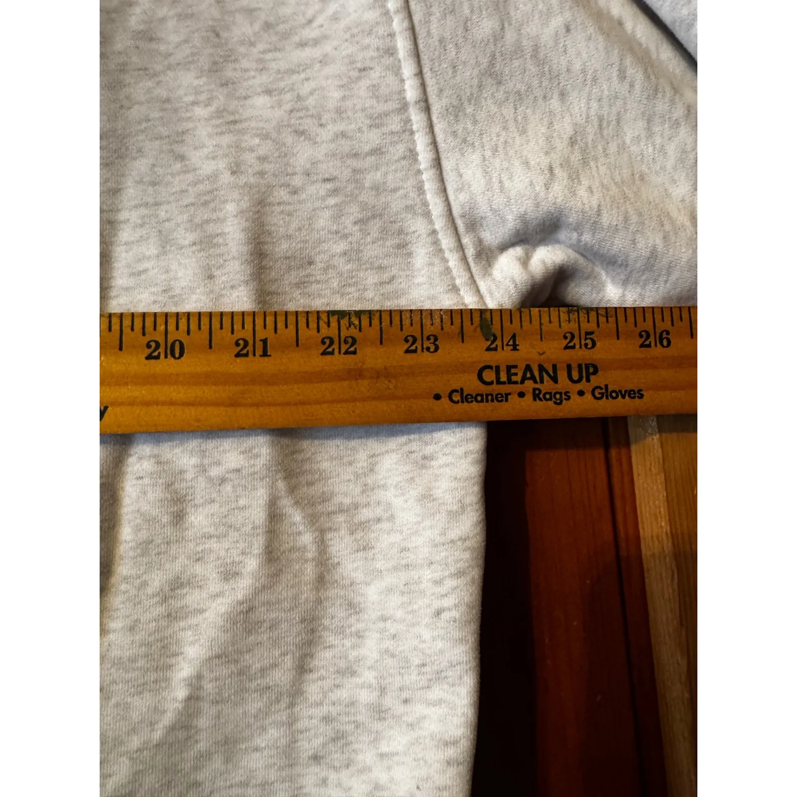 White Fox Archive 6 0 Hoodie Sweatshirt Light Gray Oversized Logo L XL - Image 7