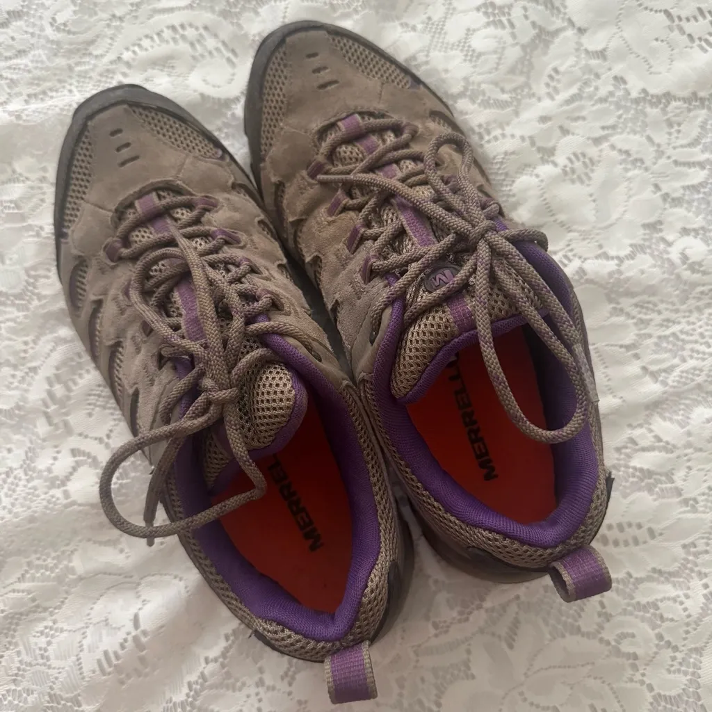 Merrell Hiking Boots Women’s US 8.5 Select Dry Brindel Imperial Purple Gorpcore - Image 6