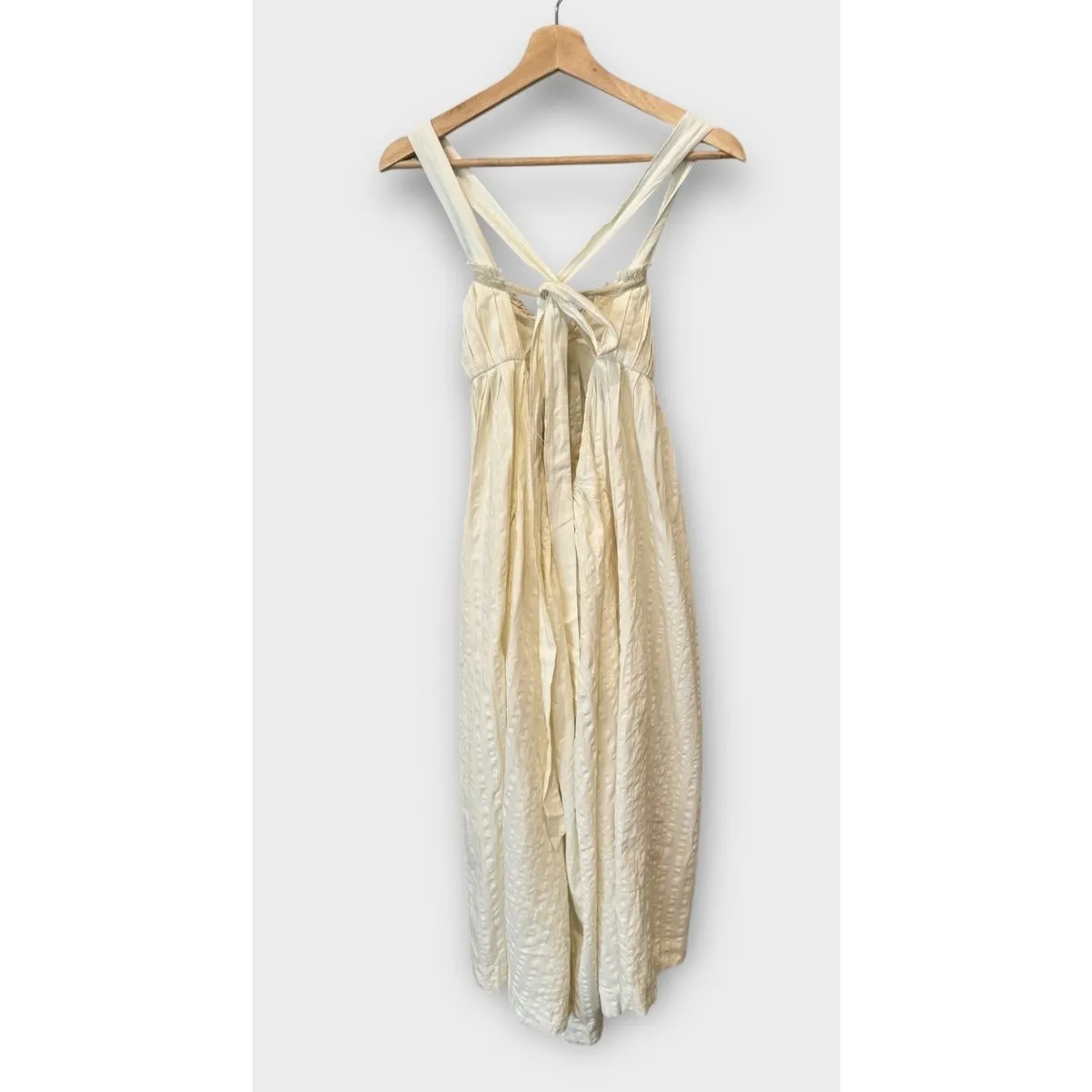 Free People Poppy Cotton Seersucker Midi Dress Size Small - Image 7
