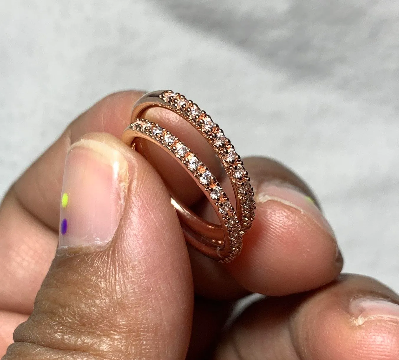 Beverly Hills Boutique Ring Set Of 2... Gold - Image 2