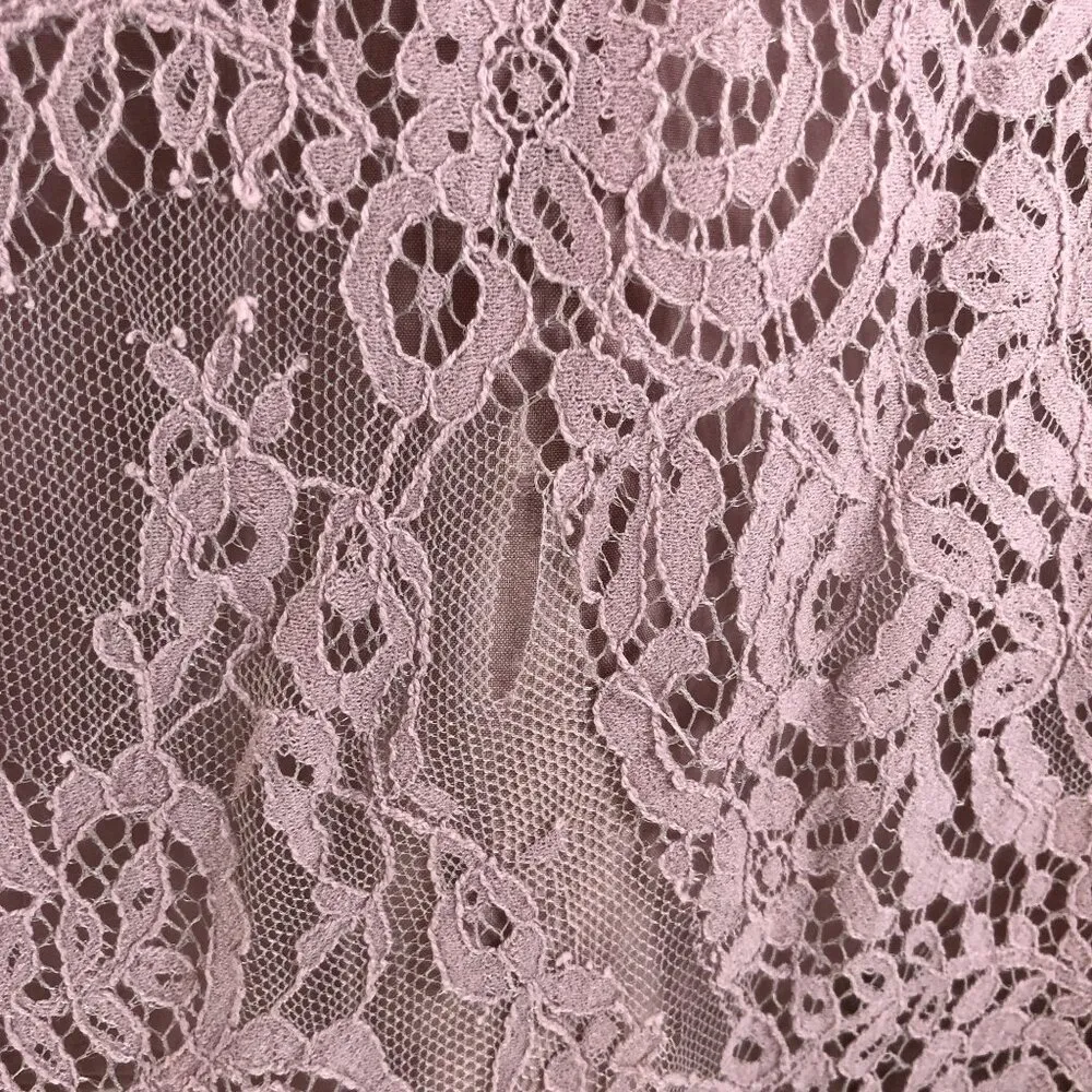 Keepsake Sense Dress Lace Overlay Sleeveless Pink Size 10 - Image 6