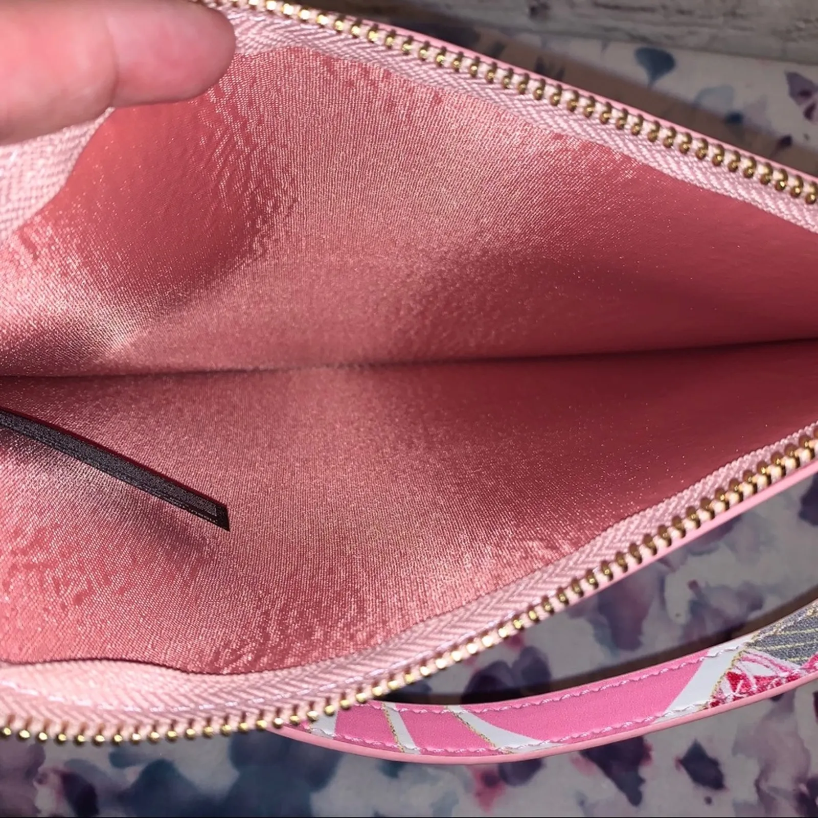 NWT Chico’s Floral Zippered Pouch - Image 3