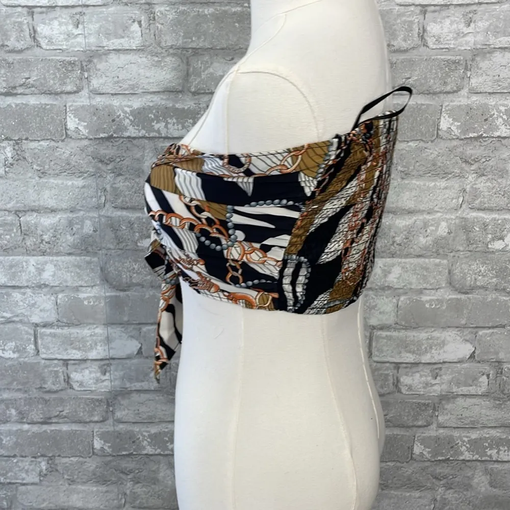 Aakaa  Scarf Tie Top - Image 4