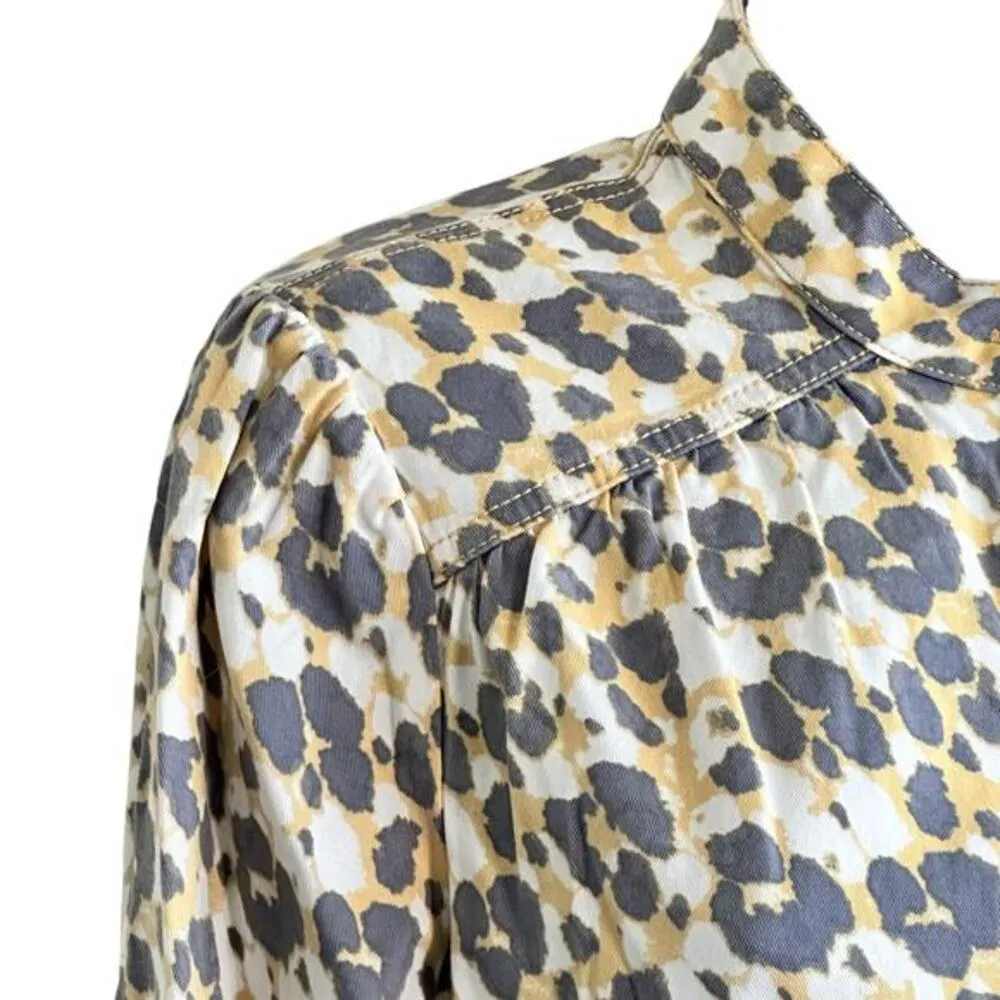 Cabi Providence Leopard‎ Button Front Shirt Size XS - Image 9