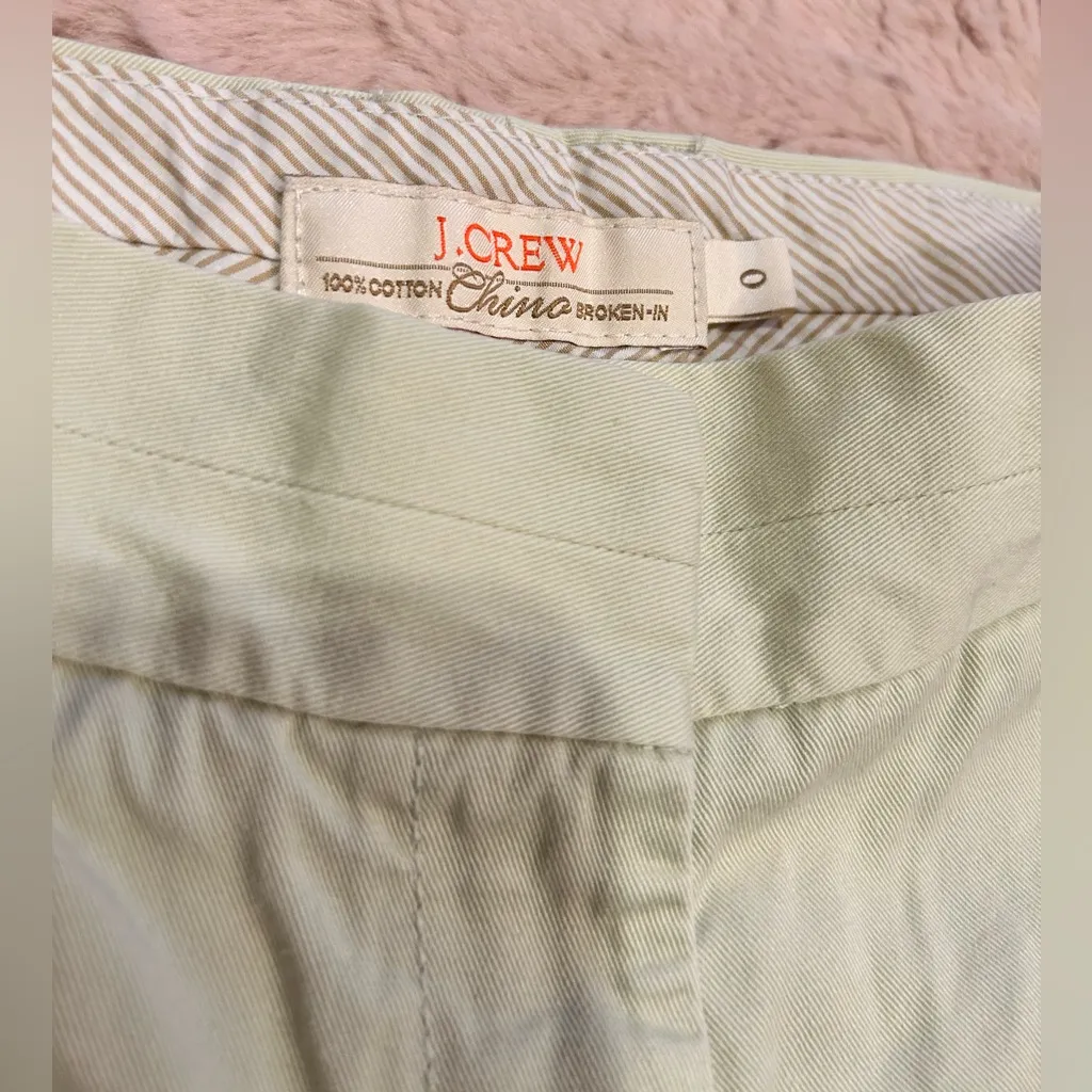 J.CREW chino broken-in size 0 shorts - Image 7