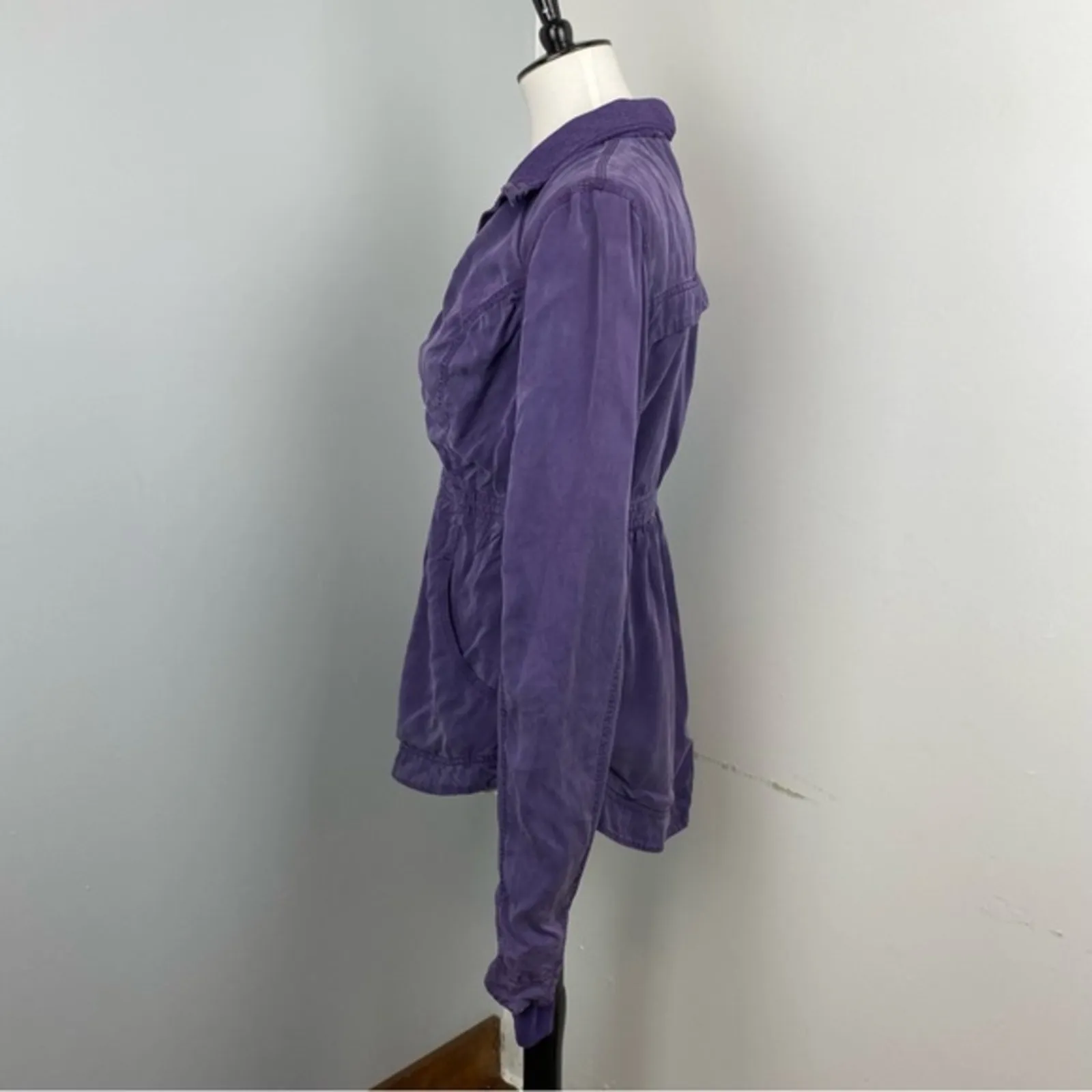 Lululemon Inner Peace Reversible Jacket Concord Grape Sz 6 Full Zip - Image 14