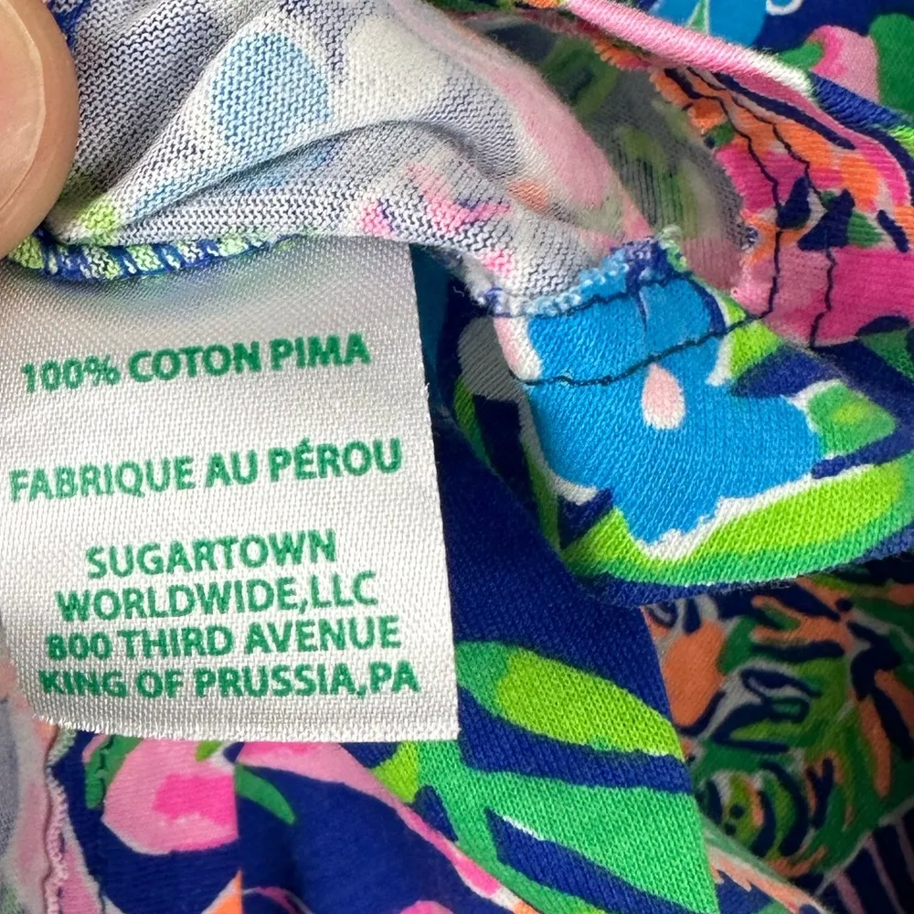 Lilly Pulitzer Margot Swing Halter Colorful Print Mini Dress Women’s Sz XS - Image 4