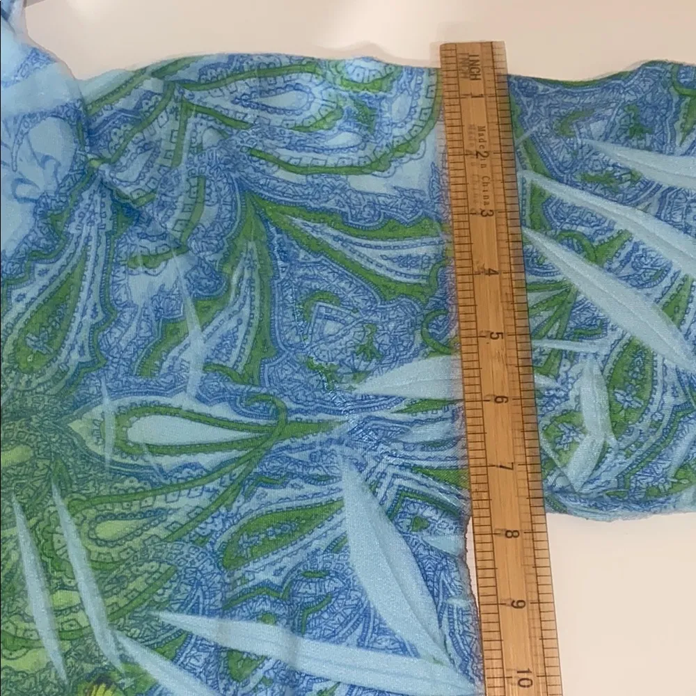 Great Northwest Blue and Green Patterned Butterfly Garden Size Small - Image 3