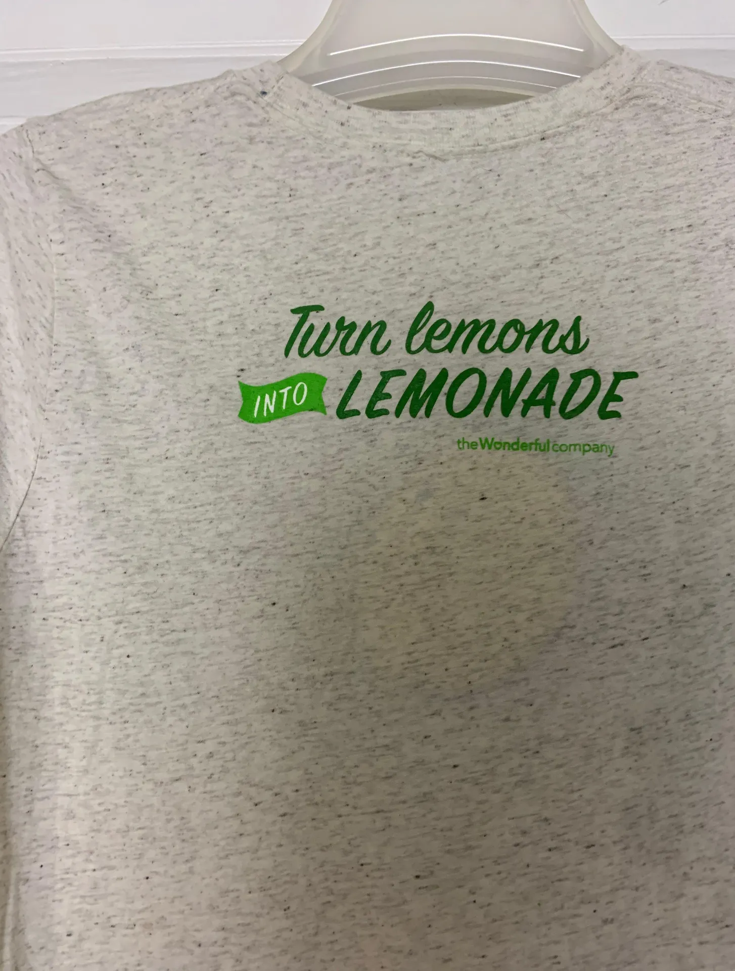 MD Grey Graphic Lemonade T Shirt Gray Size M - Image 3