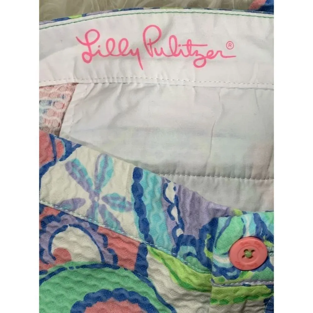 Lilly Pulitzer Scalloped Hem Shorts in Conch Republic Size 2 NWOT - Image 3