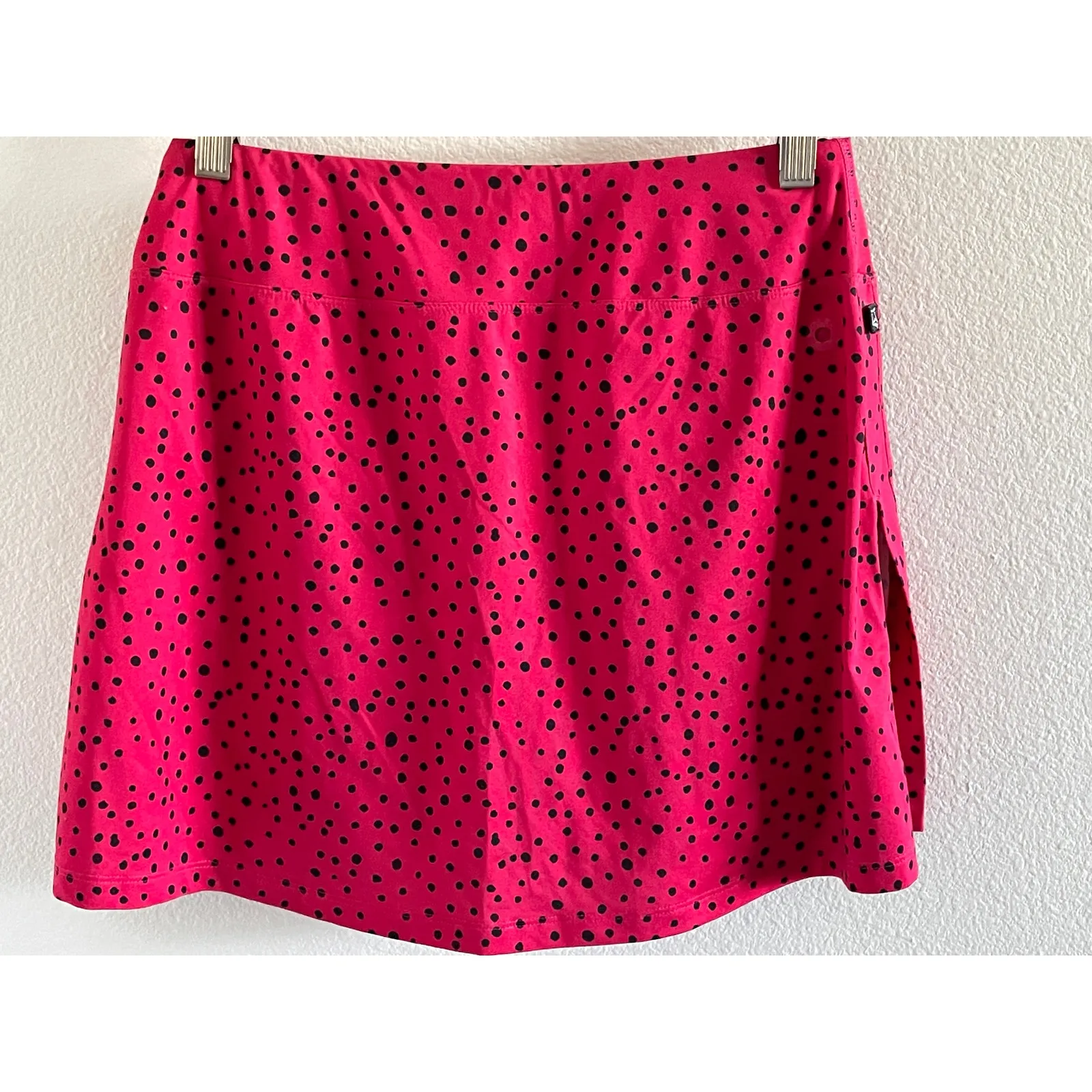 Skirt Sports Pink Polka Dot Athletic Skort Size XS - Image 7